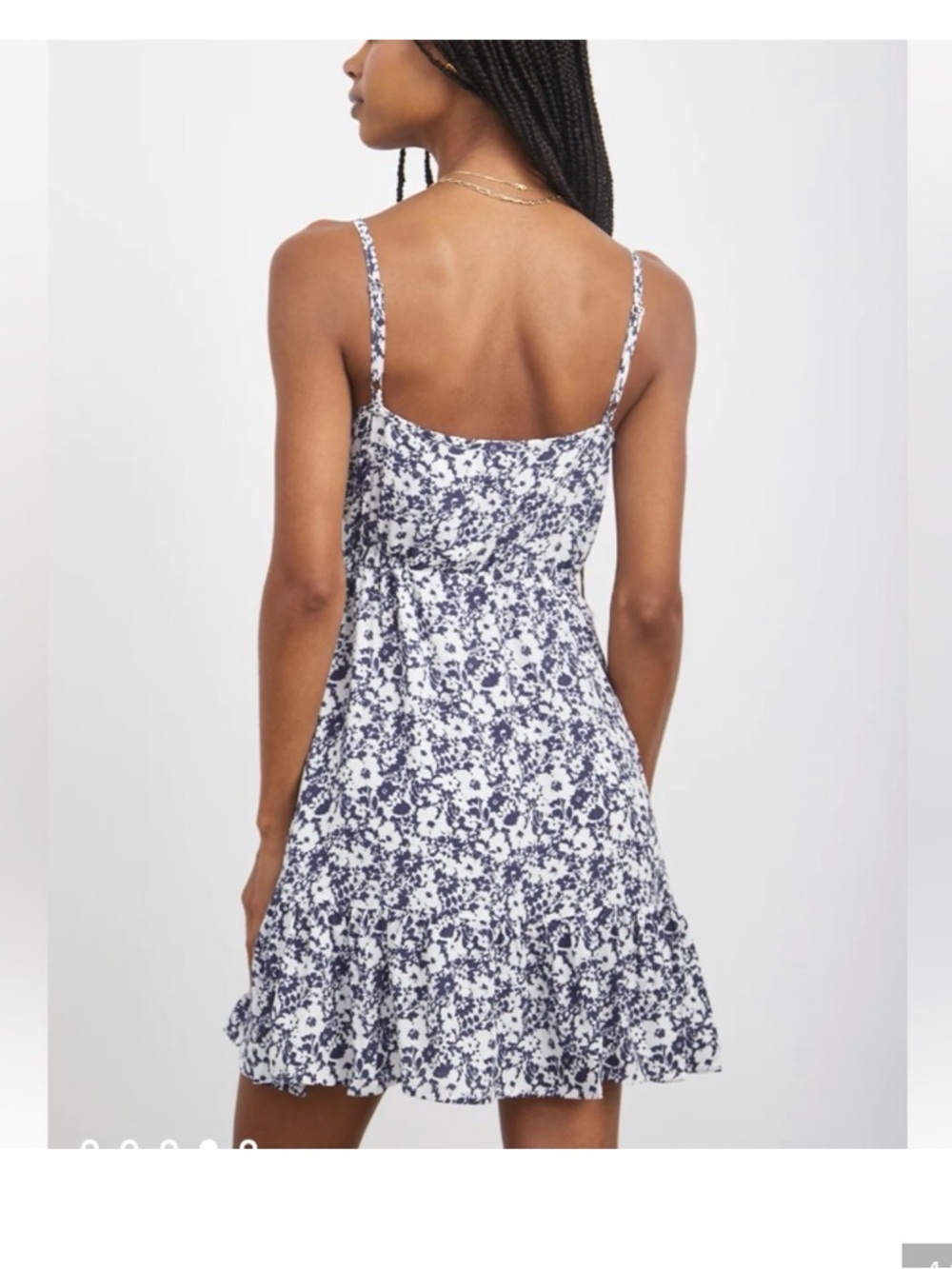 Rails Blue & White Floral Mini Sundress - Picture 2 of 10